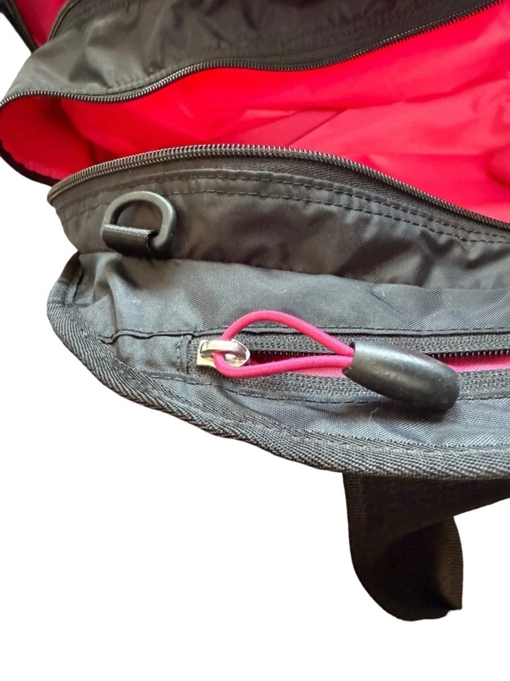 Nike Multi Compartment Duffel Gym Travel Bag Black Pink One Size